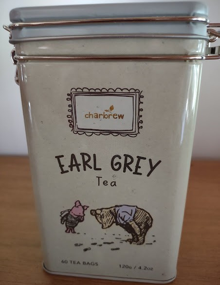 CLASSIC WINNIE THE POOH Charbrew Earl Grey Tea 60 Bags Vintage Tin (EXP 10/28)