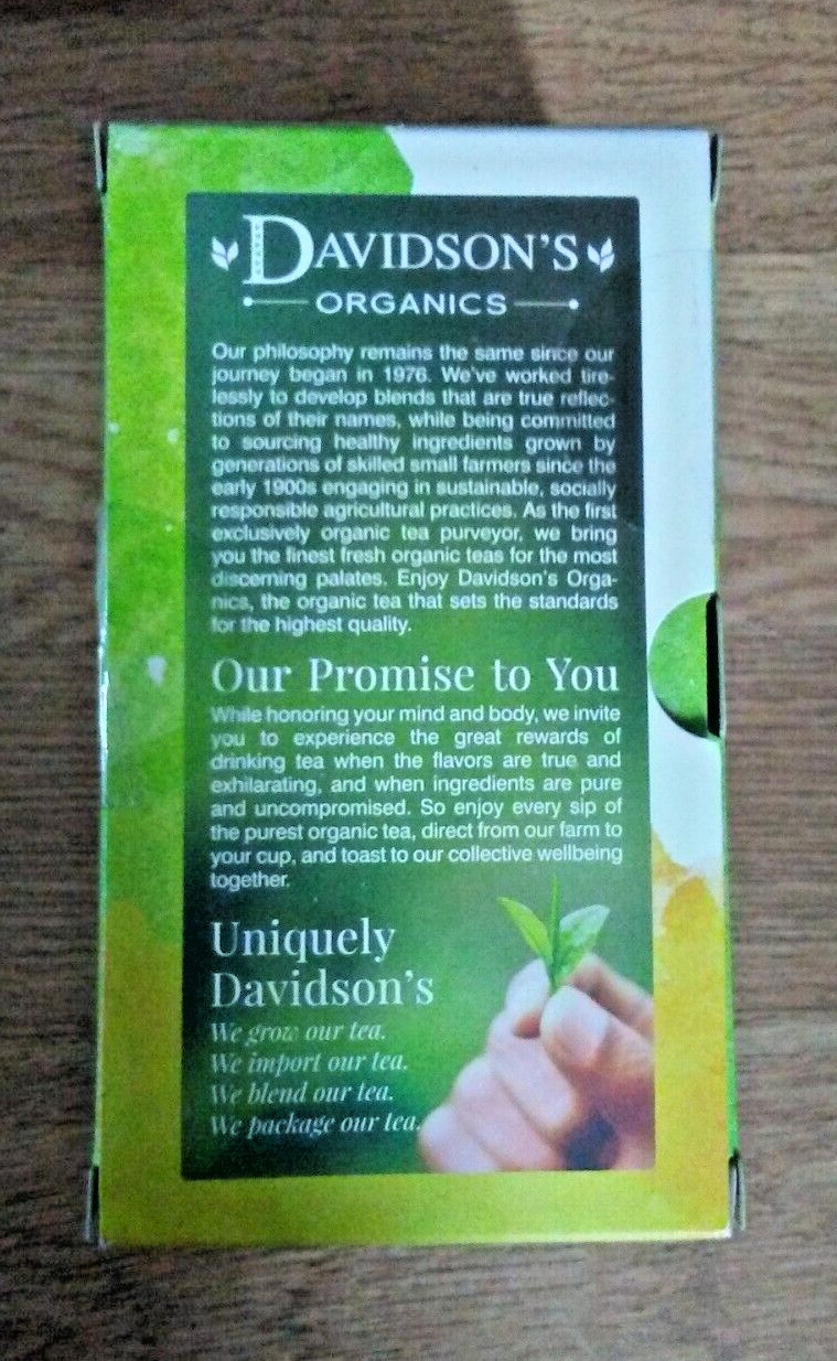 Lot 2 NIB Davidson Immunity Ayurvedic Infusions Immune Tea 50 Bag New Year Gift