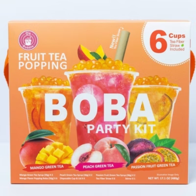 Bubble Instant Marbling Popping Boba Party Kit- 17.1oz