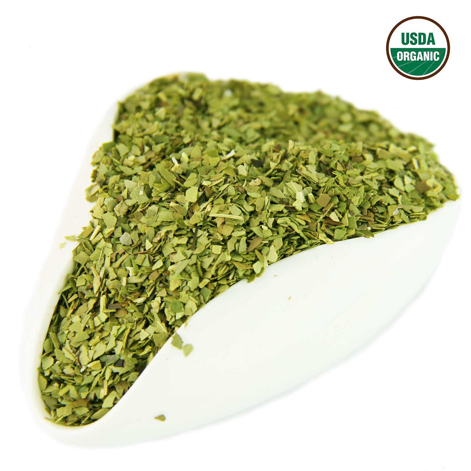 Yerba Mate Tea 1LB (16Oz) HI-CAFFEINE 100% CERTIFIED Organic SUPER-GREEN Yerb…