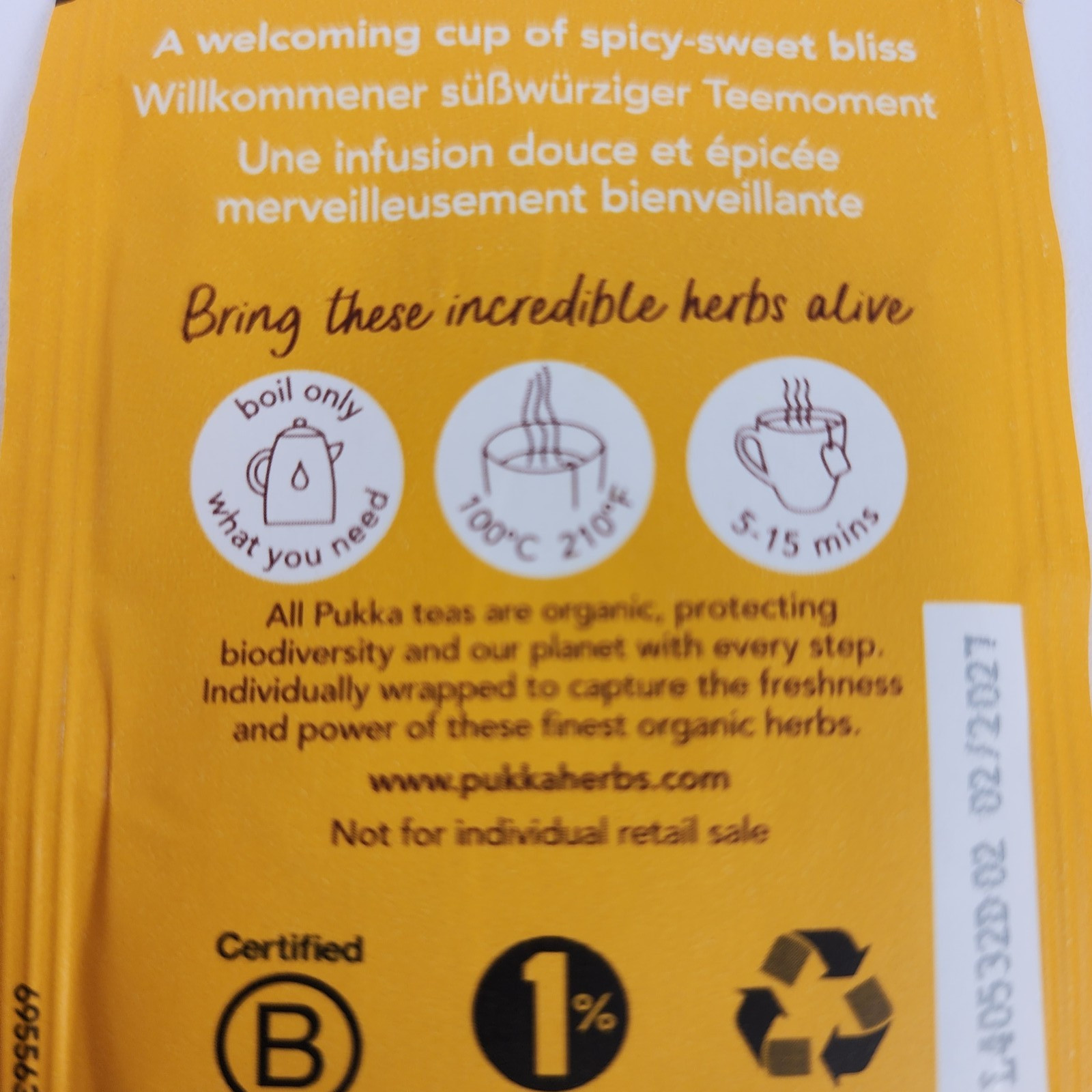 Pukka Lemon, Ginger & Manuka Honey Herbal Tea 20ct (4 Pack) Organic 80 Bags
