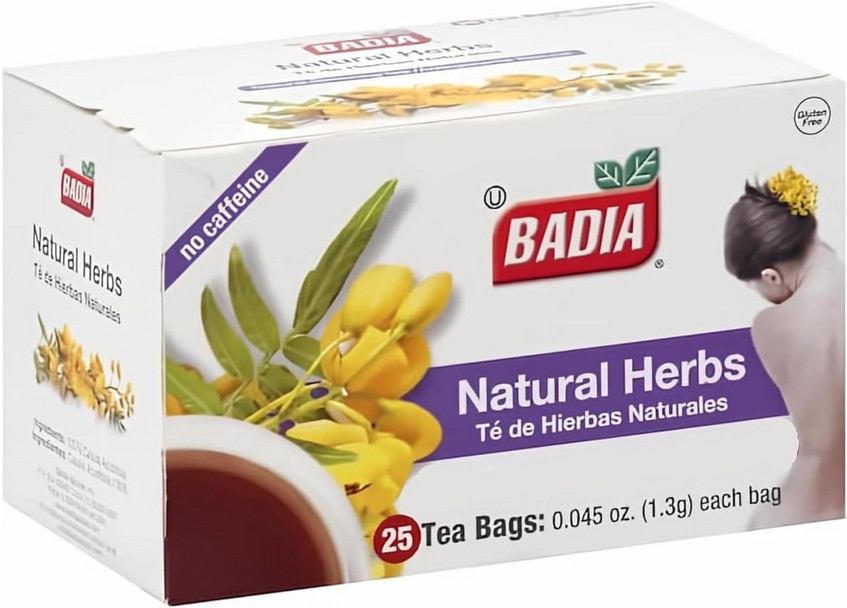 Badia-Natural Herbs Slimming/Slim Tea Lose Weight Detox(4 Packs )100 tea bags