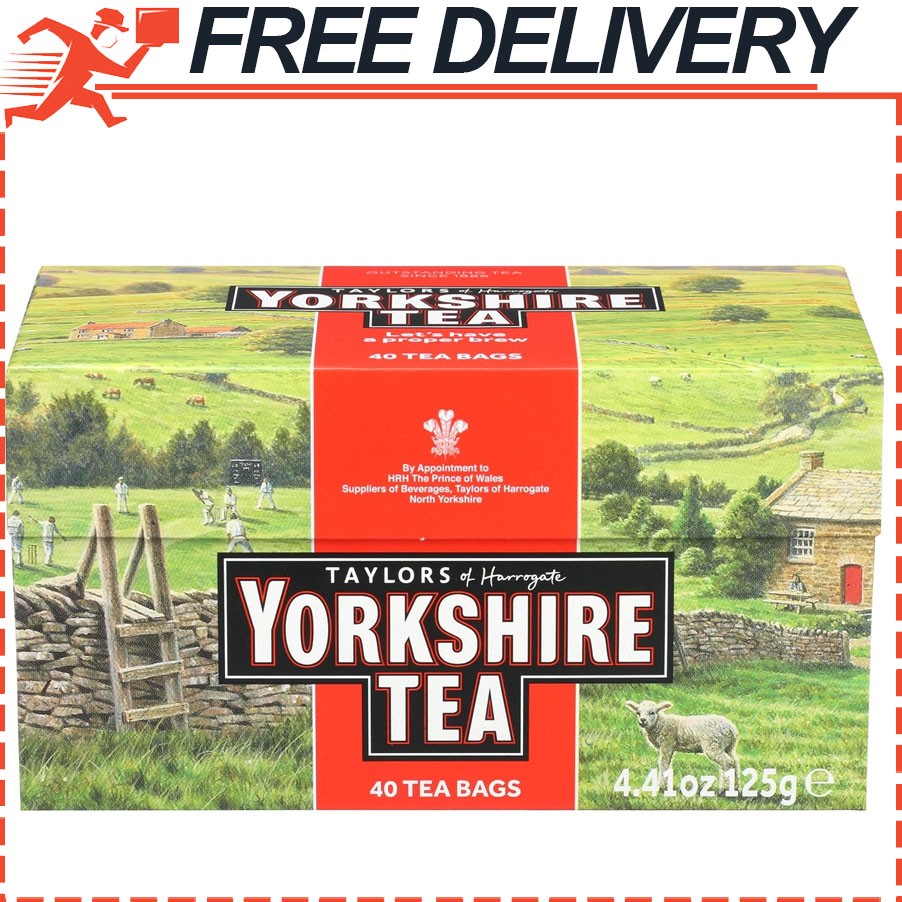 Taylors Of Harrogate, Tea Yorkshire, Red, 40 Tea Bags