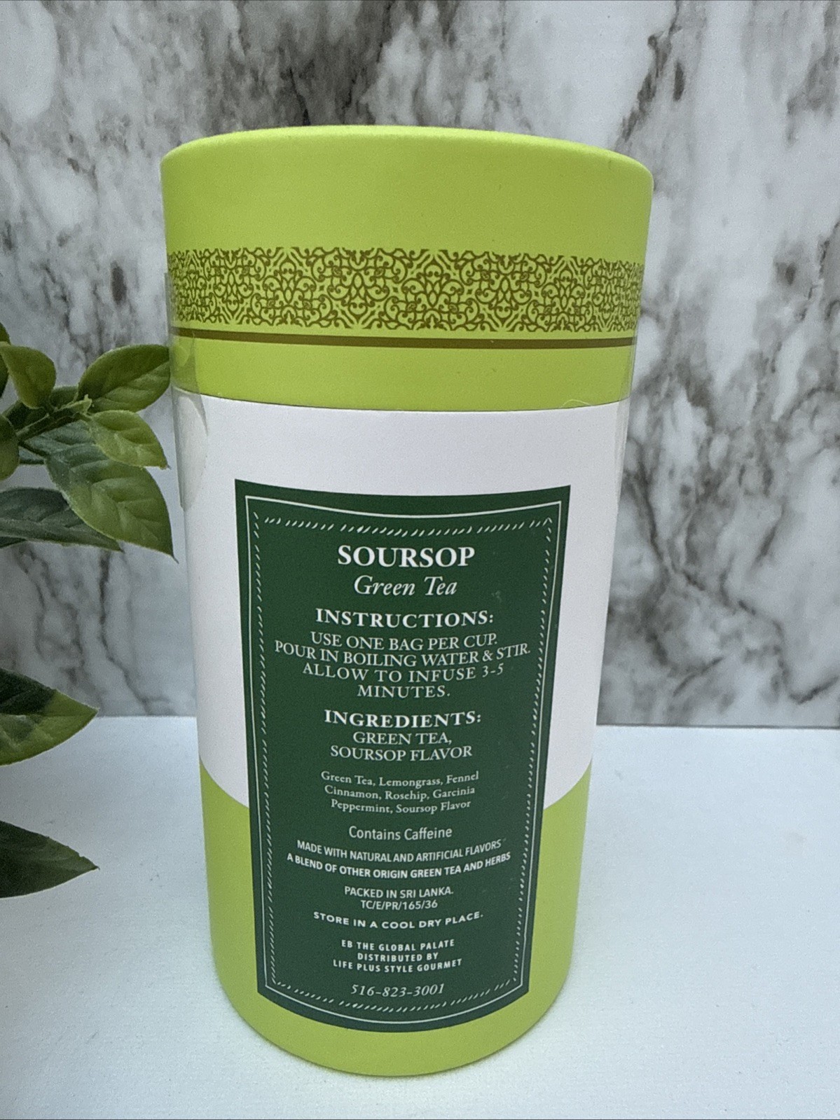 Slim Sister Soursop Green Tea Garcinia Cambogia 50 Bags Detox Herbal New/Sealed