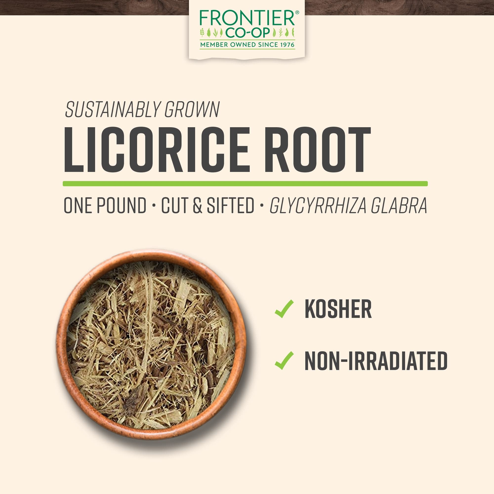 1 Pound Cut and Sifted Licorice Root Sweet Herbal Tea and Natural Sweetener