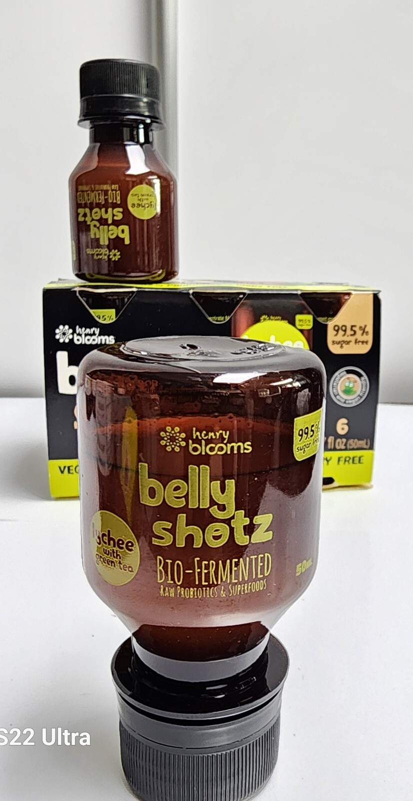 Belly Shotz Bio-Fermented Lychee With Green Tea (6 pcs) Exp: 27/06/2025