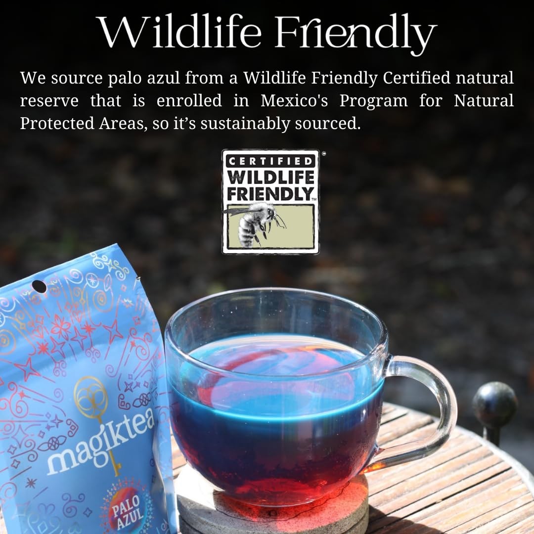 Magiktea Palo Azul, Loose Tea 2 oz (30 cups), USDA Organic, Kidneywood, 2