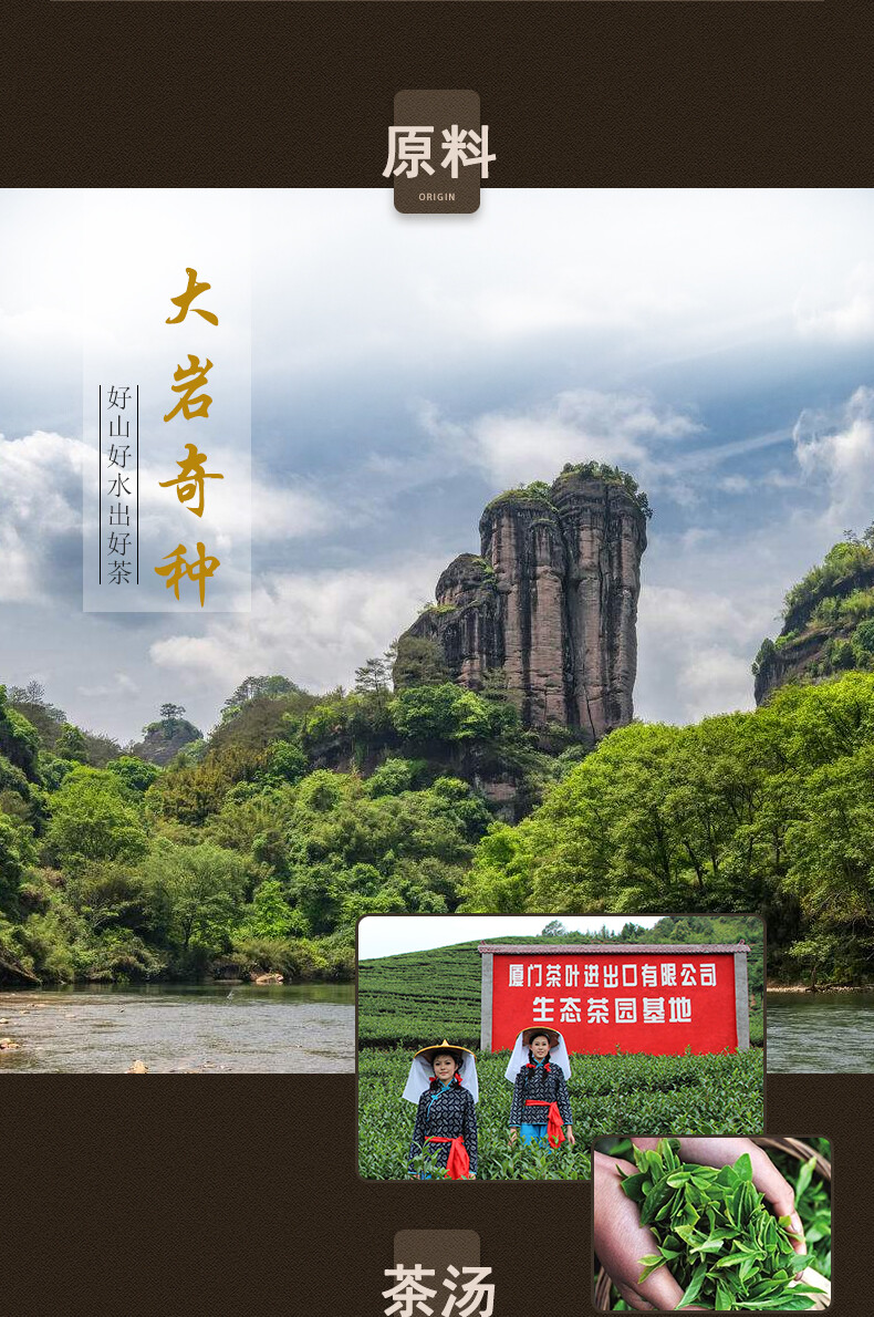 Sea Dyke AT101 Wuyi Rock Tea TAN CHUNG CHI CHONG Fujian Oolong Tea 125g Tin