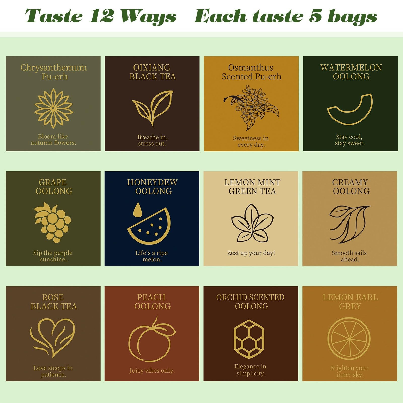 Tea Gift Set | 24 Assorted Tea Bags | Christmas Day & Corporate Gifting Optio…