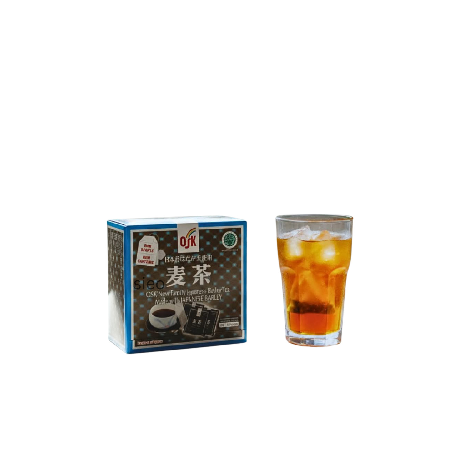 OSK New Family Japanese Barley Tea Mugicha 50 Bags 100g Halal Product Of Japan