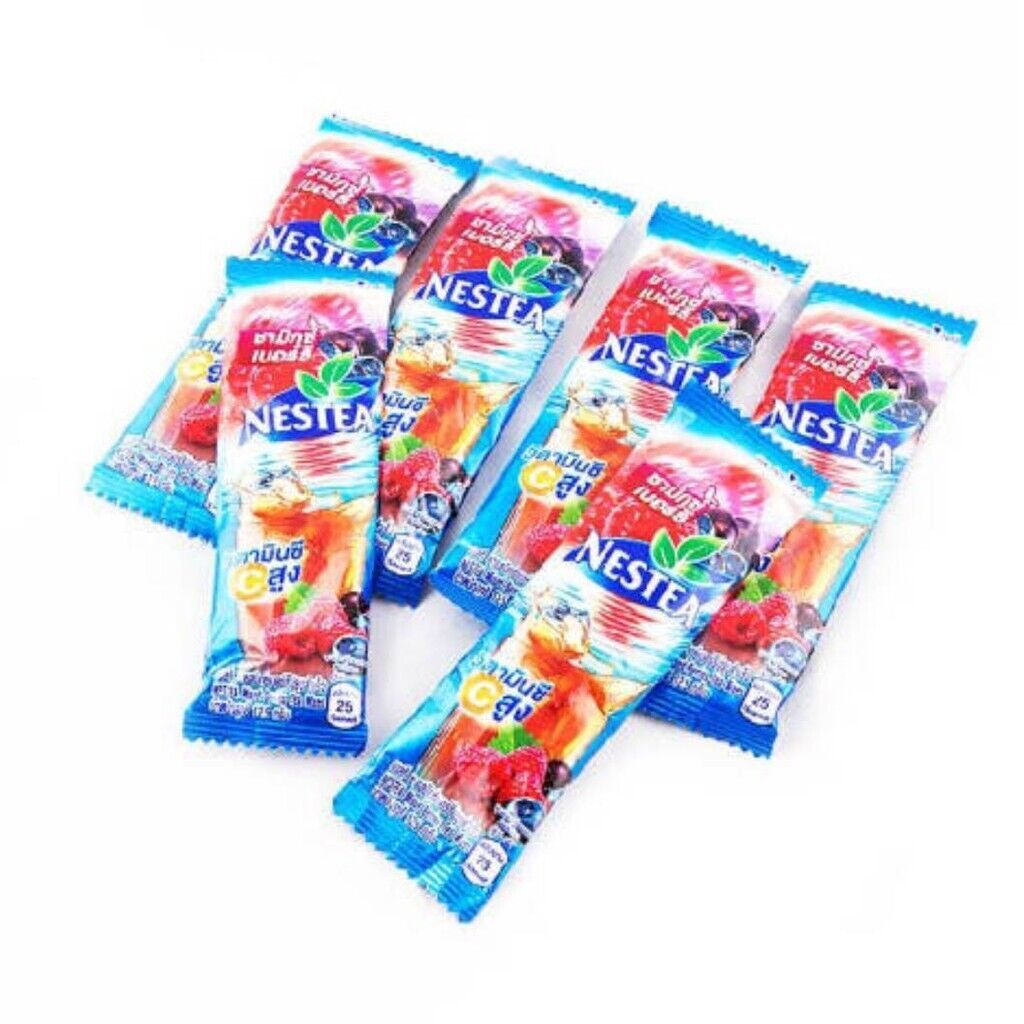 2x NESTEA Instant Mixed Berries High Vitamin C Thai Tea Iced Hot Halal