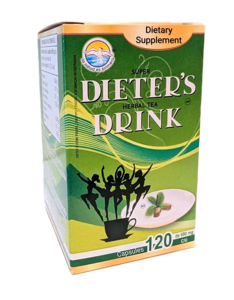 Super Dieter’s Herbal Tea Drink 120Caps Supplement