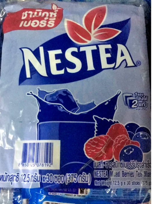 NESTEA Instant Iced Tea Mixed Berries Powder High Vitamin C Drink 30 Sachets x 2