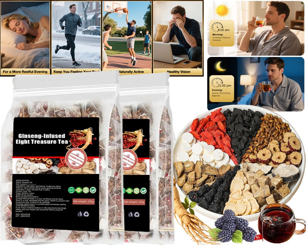Ginseng six treasure tea , Kidney tea ,liver tea , red date tea , kidney health