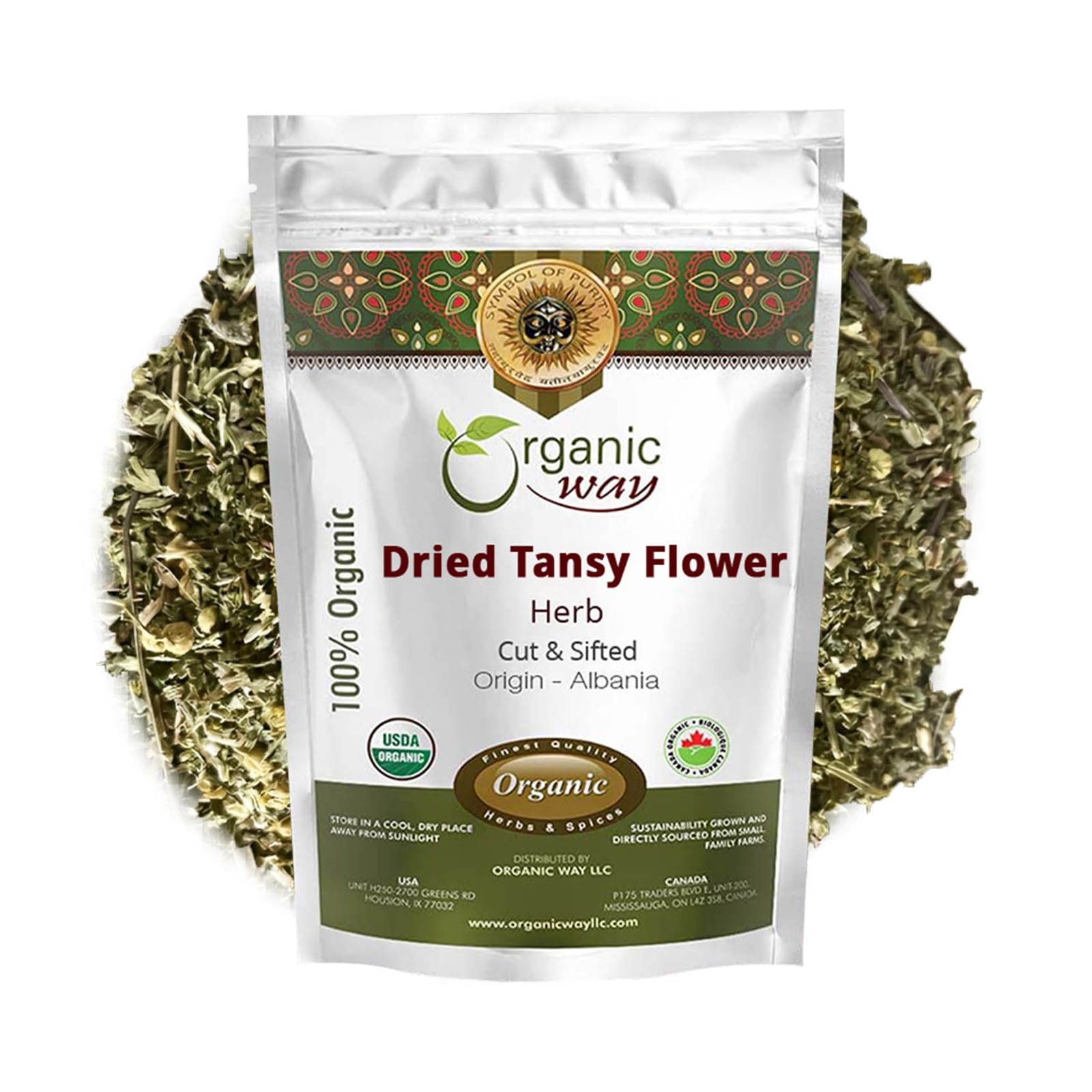 Organic Dried Tansy Flower Herb Tea Cut & Sifted | European Wild-Crafted | Or…