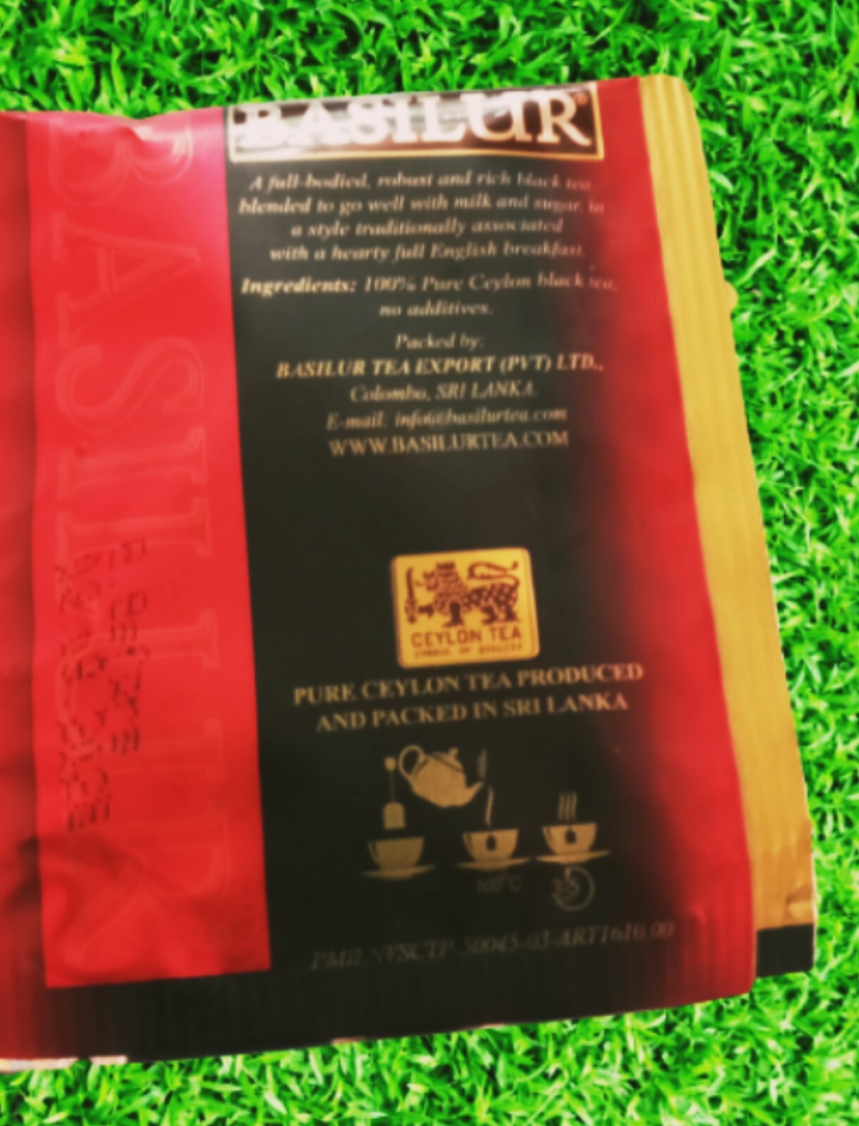 Basilur black Tea box ceylon English Breakfast 100% ceylon premium classics