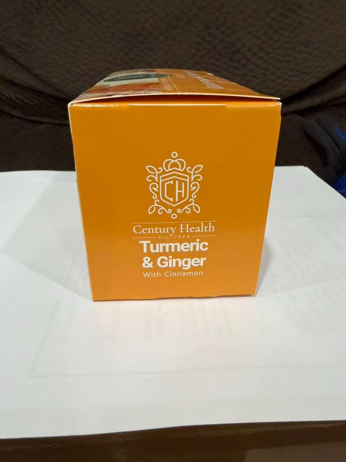 Natural Turmeric & Ginger With Cinnamon 25 Wrapped Tea Bags 50g