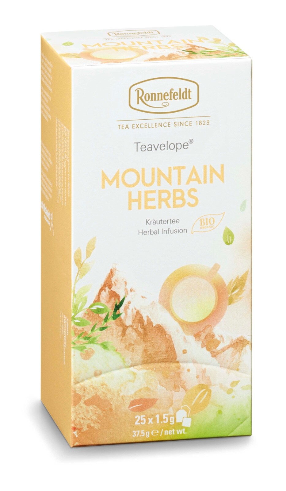 Ronnefeldt Teavelope® Mountain Herbs 25 Caffeine free tea bags