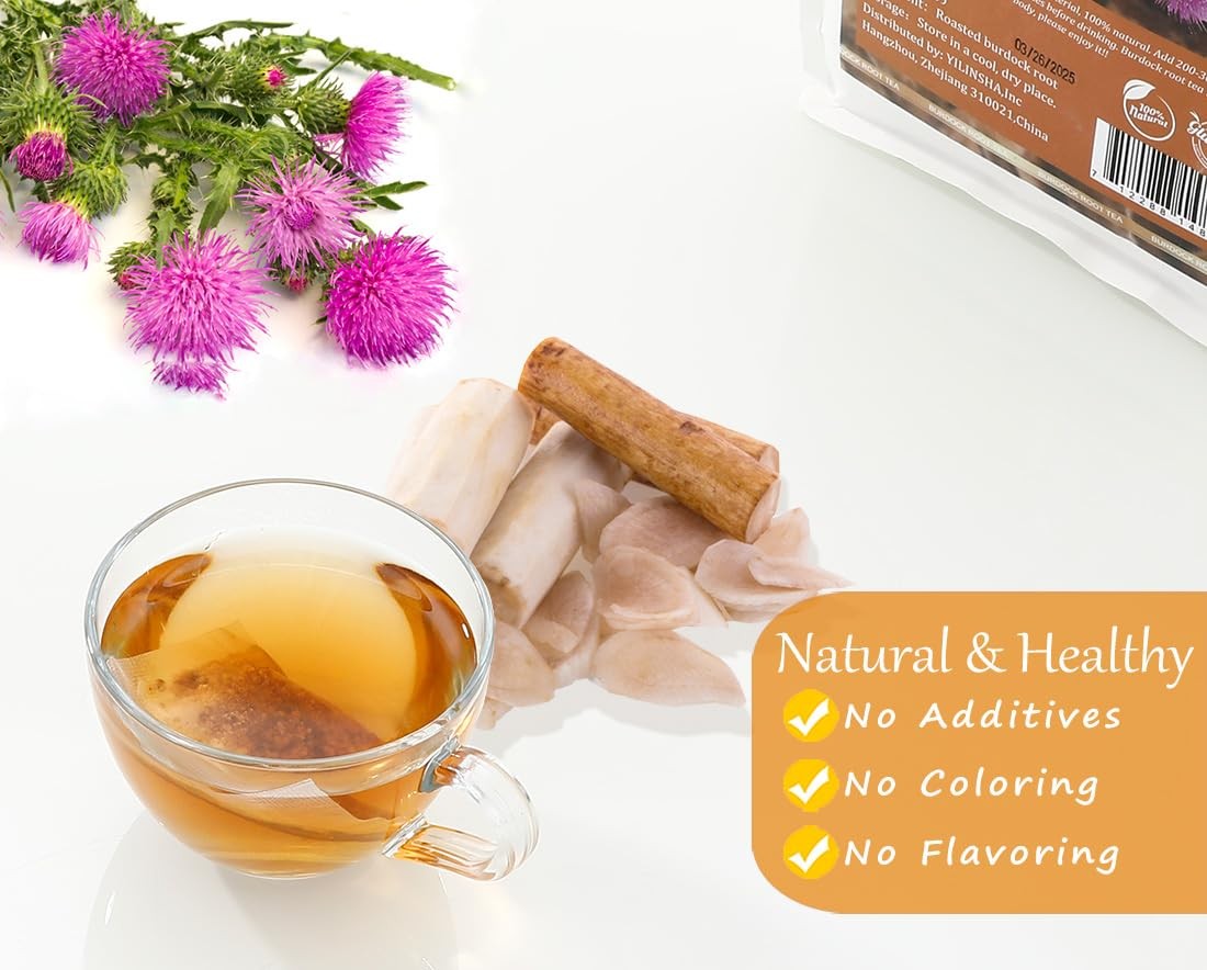 Premium Burdock Root Tea Bags,140 Bags.100% Natural 140 Count (Pack of 1)