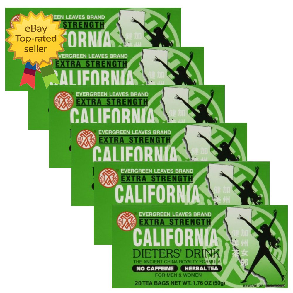 California Dieter’S Drink Extra Strength Tea 20 Count (Pack of 6)
