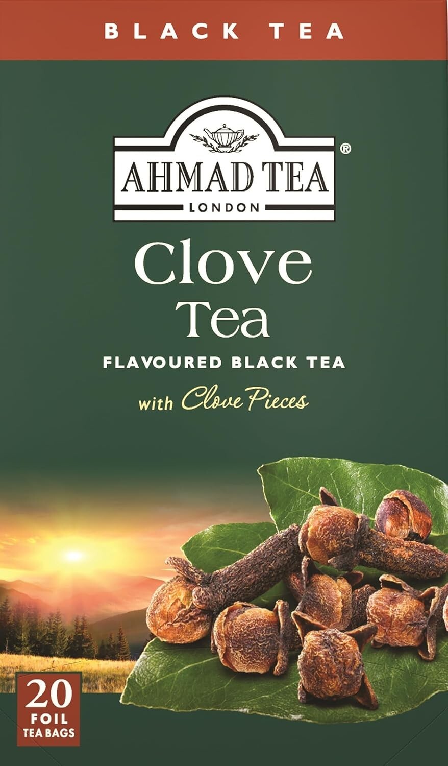 20 Count Clove Tea Bags – Natural Caffeine & Ethical Sourcing for Tea Lovers