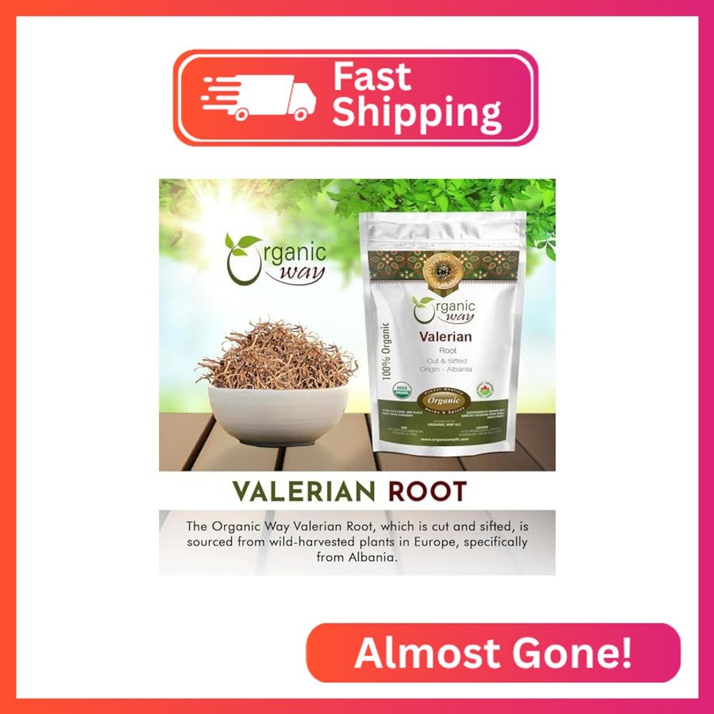 Organic Way Valerian Root Cut & Sifted (Valeriana officinalis) – Herbal Tea | Eu