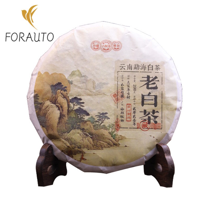 200g Yunnan Menghai Gongmei 2023 Old White Tea Mellow Aroma White Tea Cake