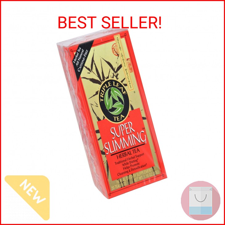 Triple Leaf Super Slimming Triple Leaf Tea Bags – 20 ct, 1.4 Oz