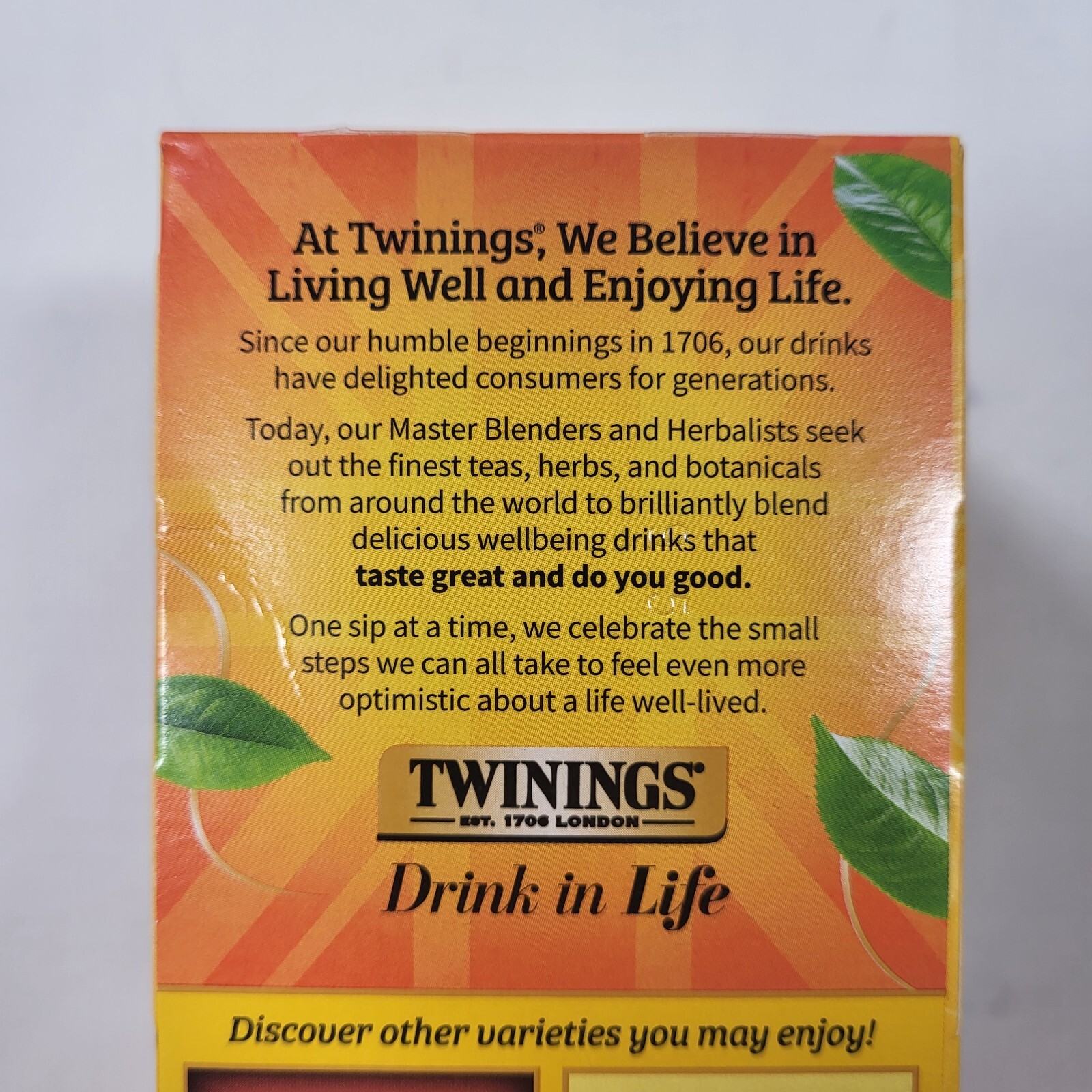 (5) Twinings Lady Grey Flavored Black Tea 20ct Hot or Iced Orange Lemon BB 8/26