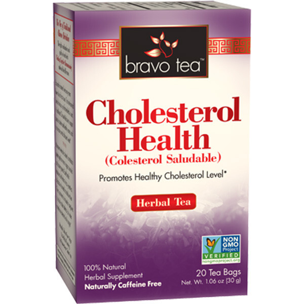 Bravo Herbal Tea Cholesterol Health 20 Tea Bags Maintain Normal Levels NO GMO