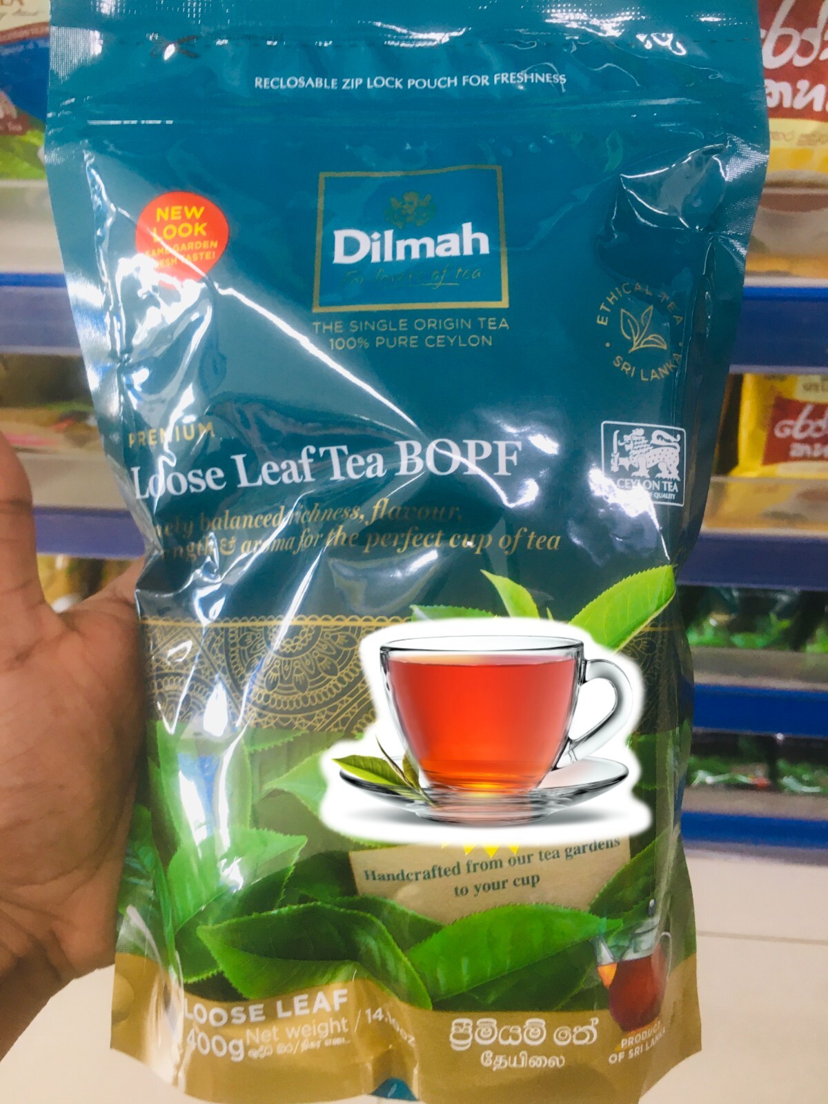 Dilmah Premium Loose Leaf Tea BOPF Best Quality Ceylon Natural Organic Black Tea