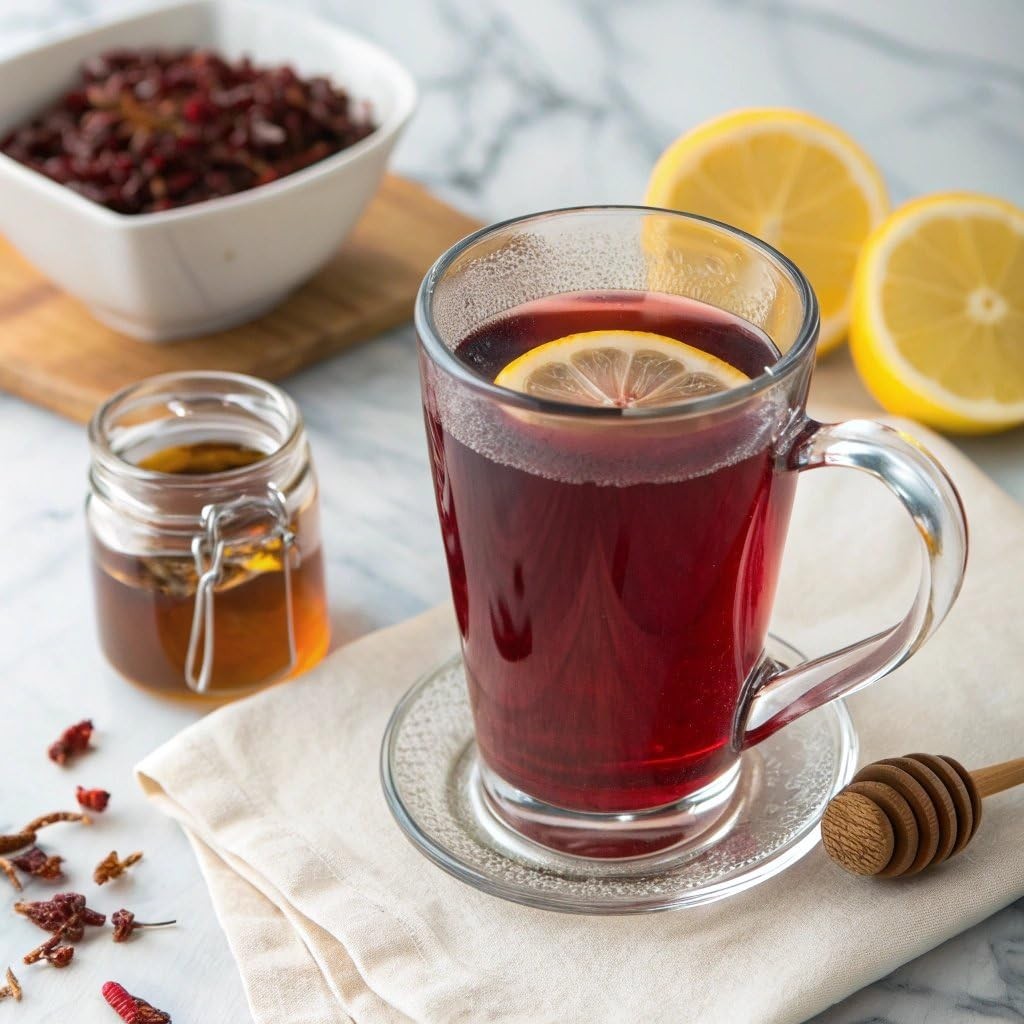 Celestial Seasonings Hibiscus Tea, Red Zinger Herbal Tea, Caffeine Free, 20 Tea