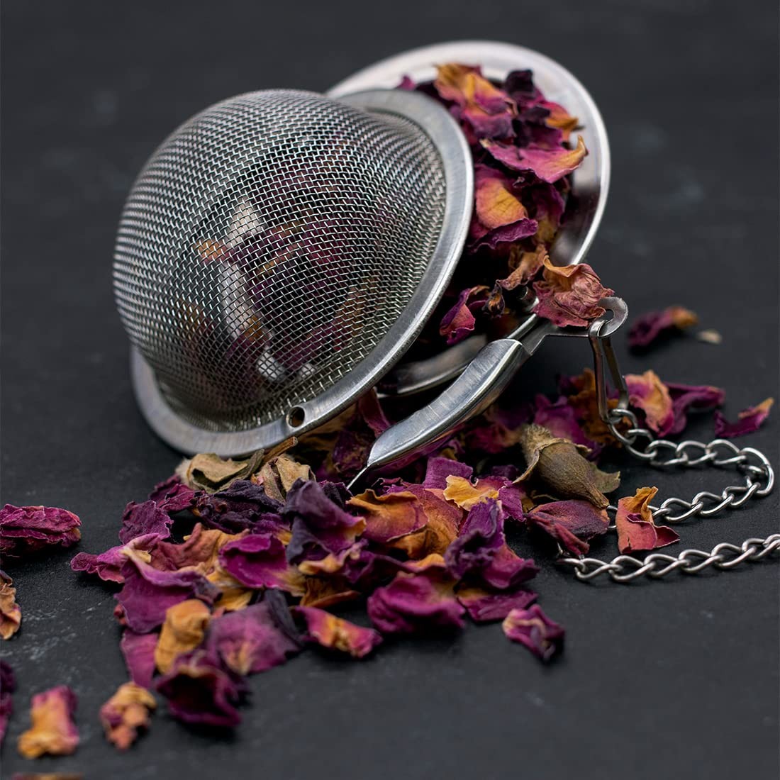 Dried Red Rose Petals, Culinary Grade, 4 oz, Harvested from Faiyum Oasis, Egypt