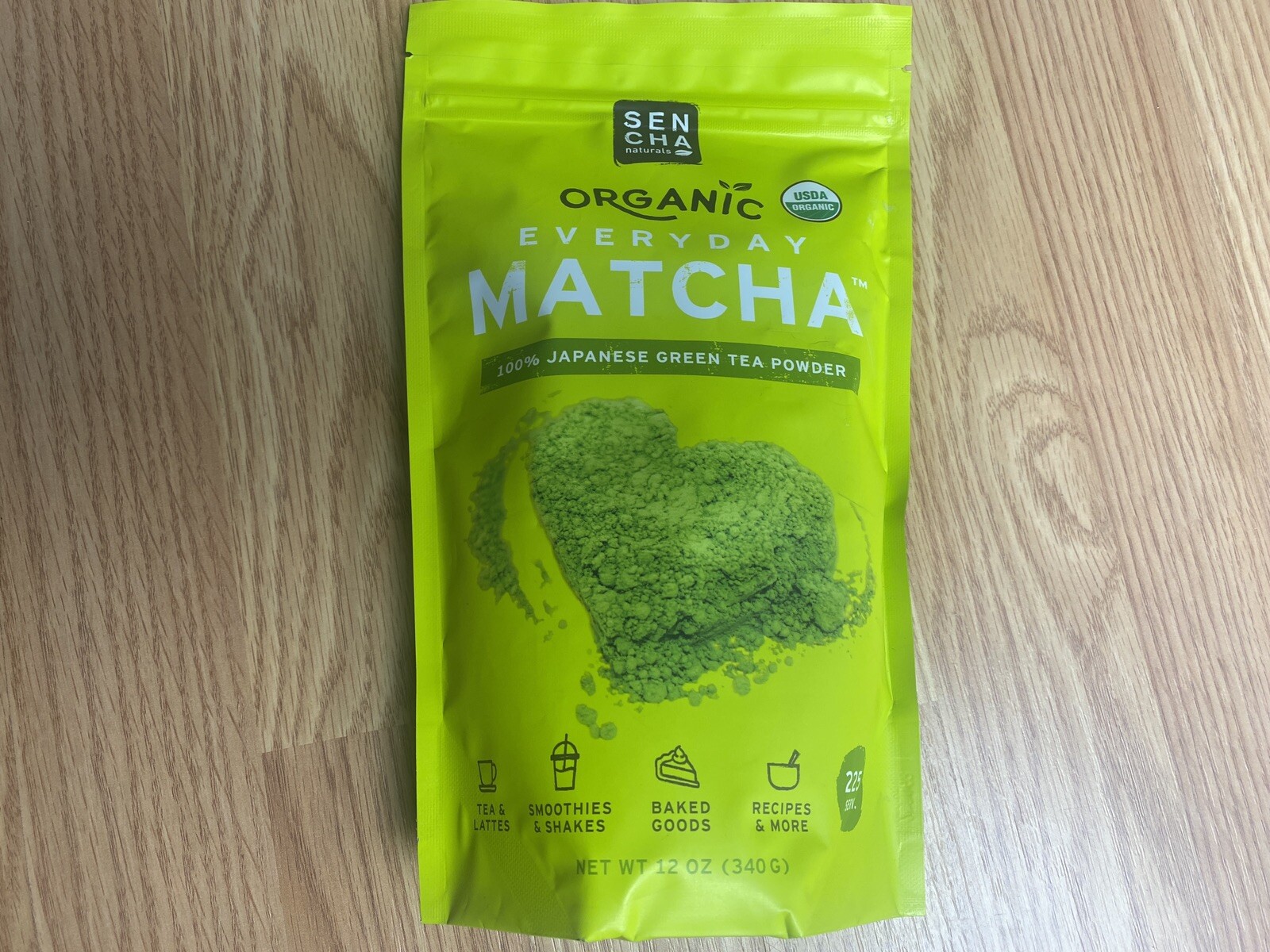 Organic Matcha Green Tea Powder ceremonial Bags Latte Japanese 12 oz Te Verde
