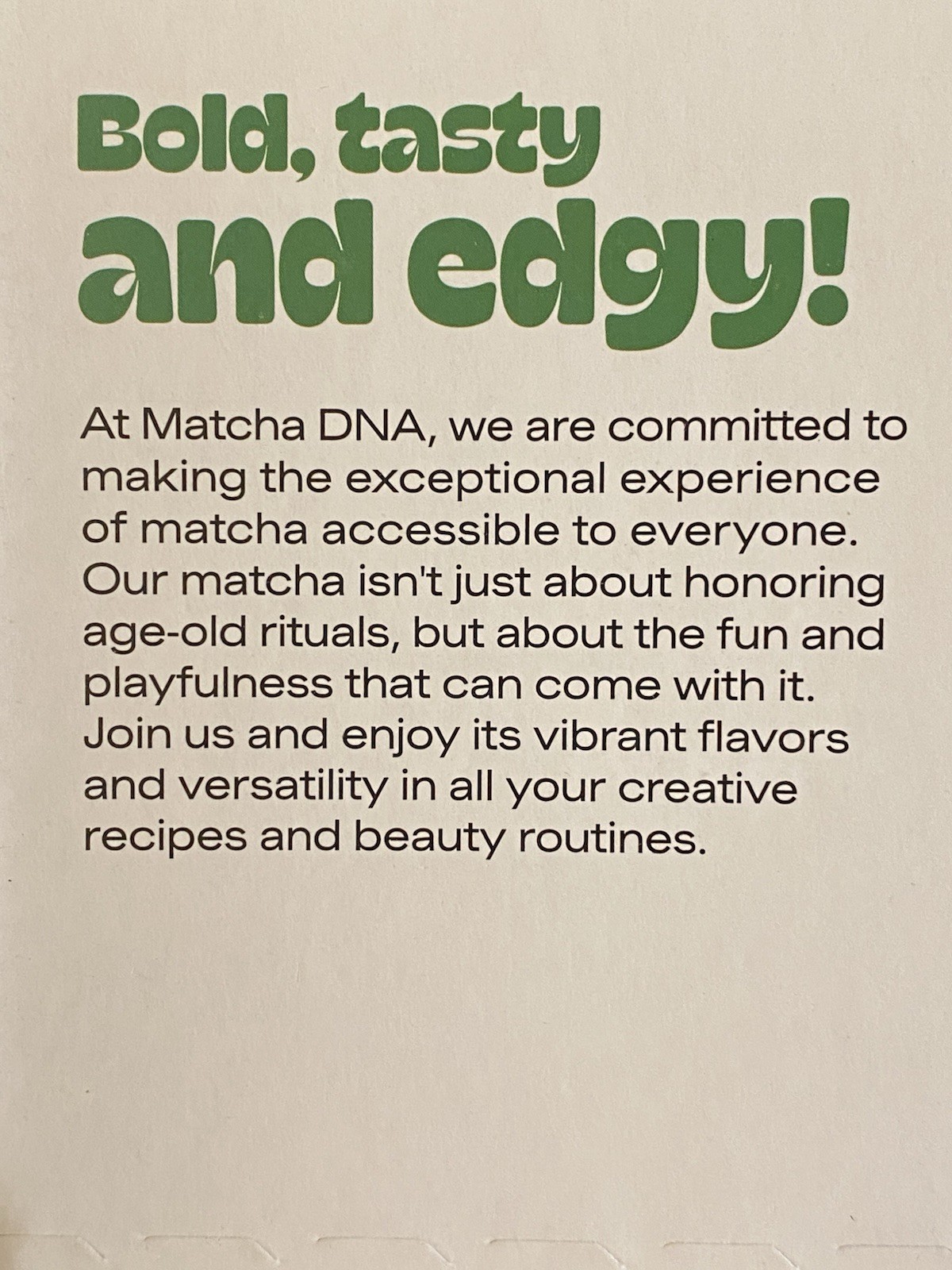Matcha DNA Organic Matcha Green Tea Powder Unsweetened 100% Natural 1LB