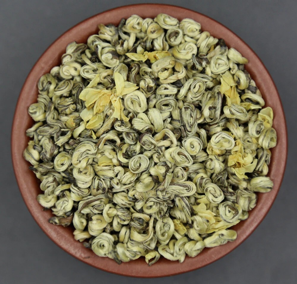 250g flavored aroma Jasmine Jade snail Green Tea Jasmine Grüner Tee Bi Luo Chun