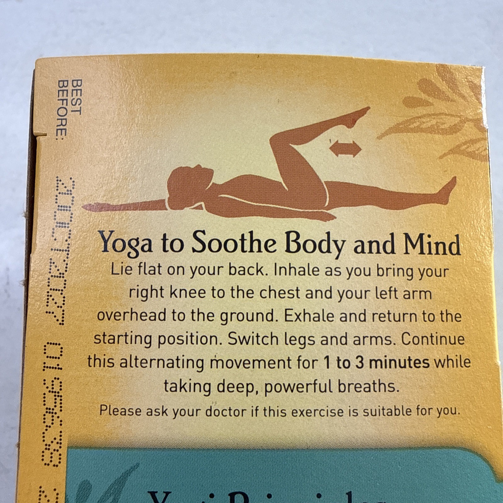 Yogi Tea Mandarin Mint Mindfulness Herbal Supplement Calm Clarity Organic Orange