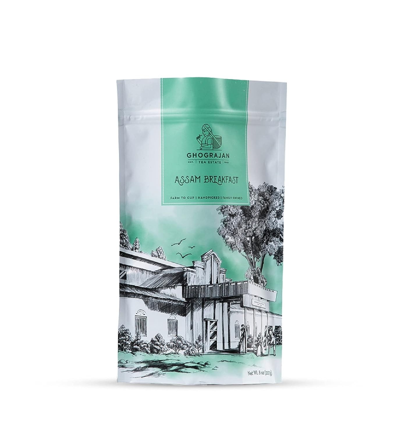 Sustainable Assam Breakfast Tea – Stash in Eco-Friendly Pouch – 1 lb
