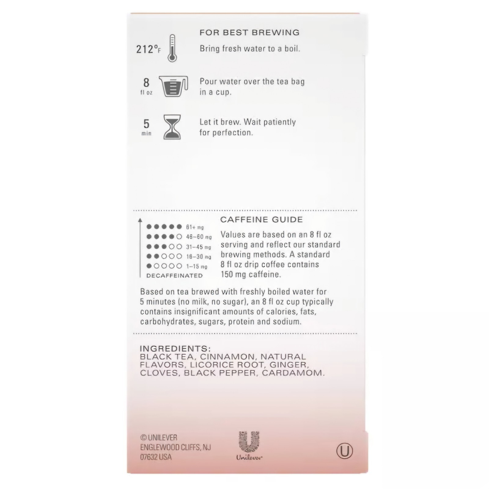Tazo Pumpkin Spice Chai Black Tea 20 Tea Bags BB 7/25