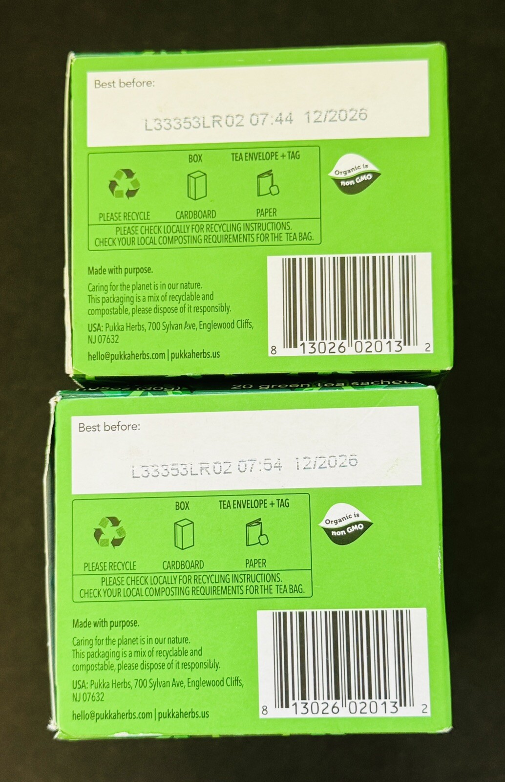 Pukka Herbal Teas Tea – Organic – Green – Supreme Matcha – BB: 12/2026 (2 Pack)