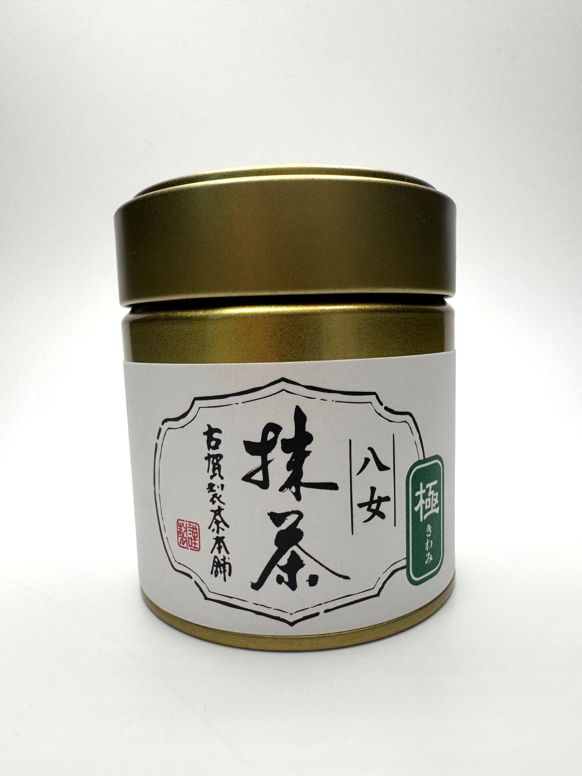 Yame Matcha Ceremonial Grade 30g Gold Tin Fukuoka Japan 100% Pure Green Tea Gift