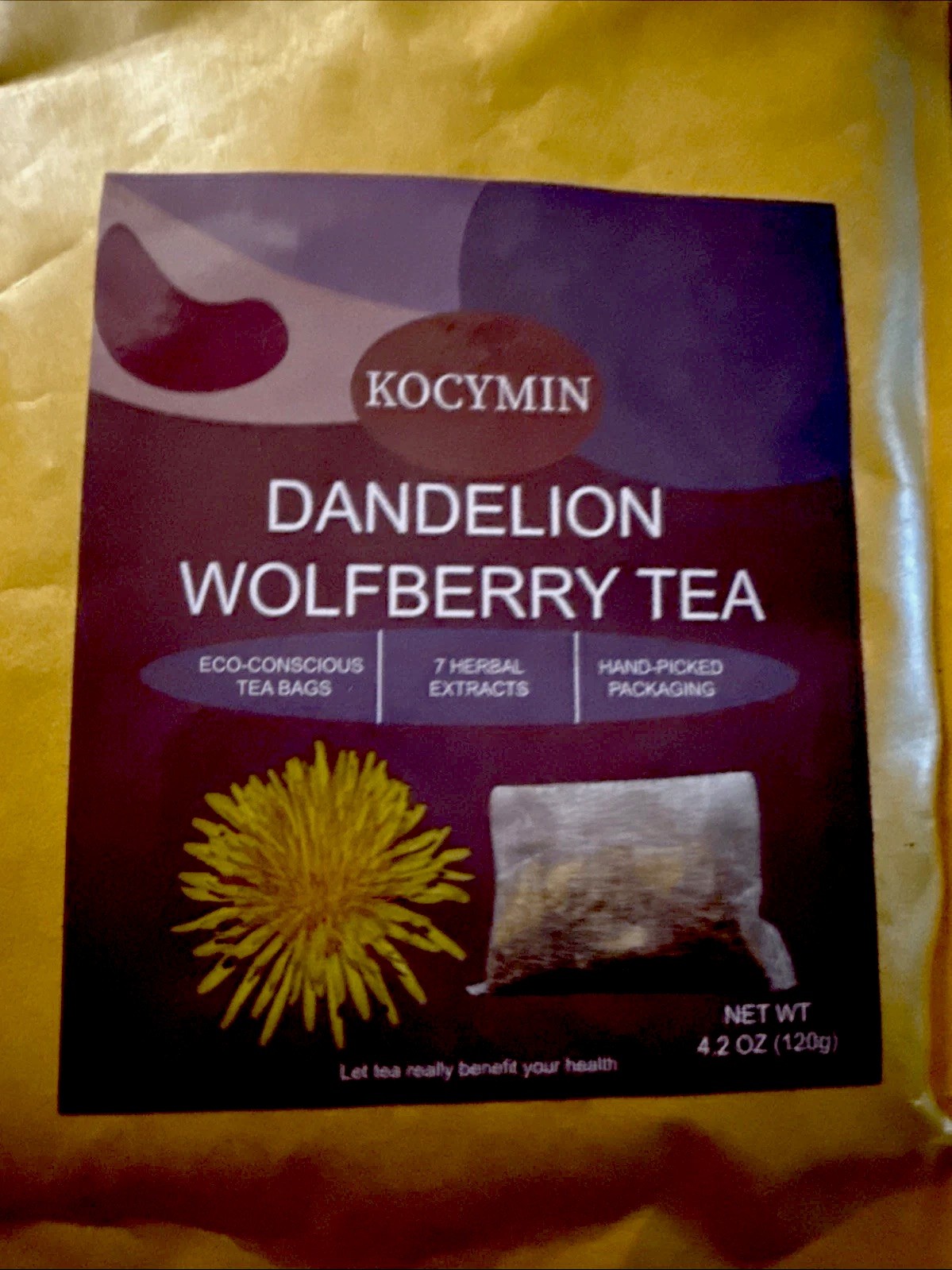 KOCYMIN Dandelion Wolfberry Tea 4.2 ounces FAST-SHIPPING!!!