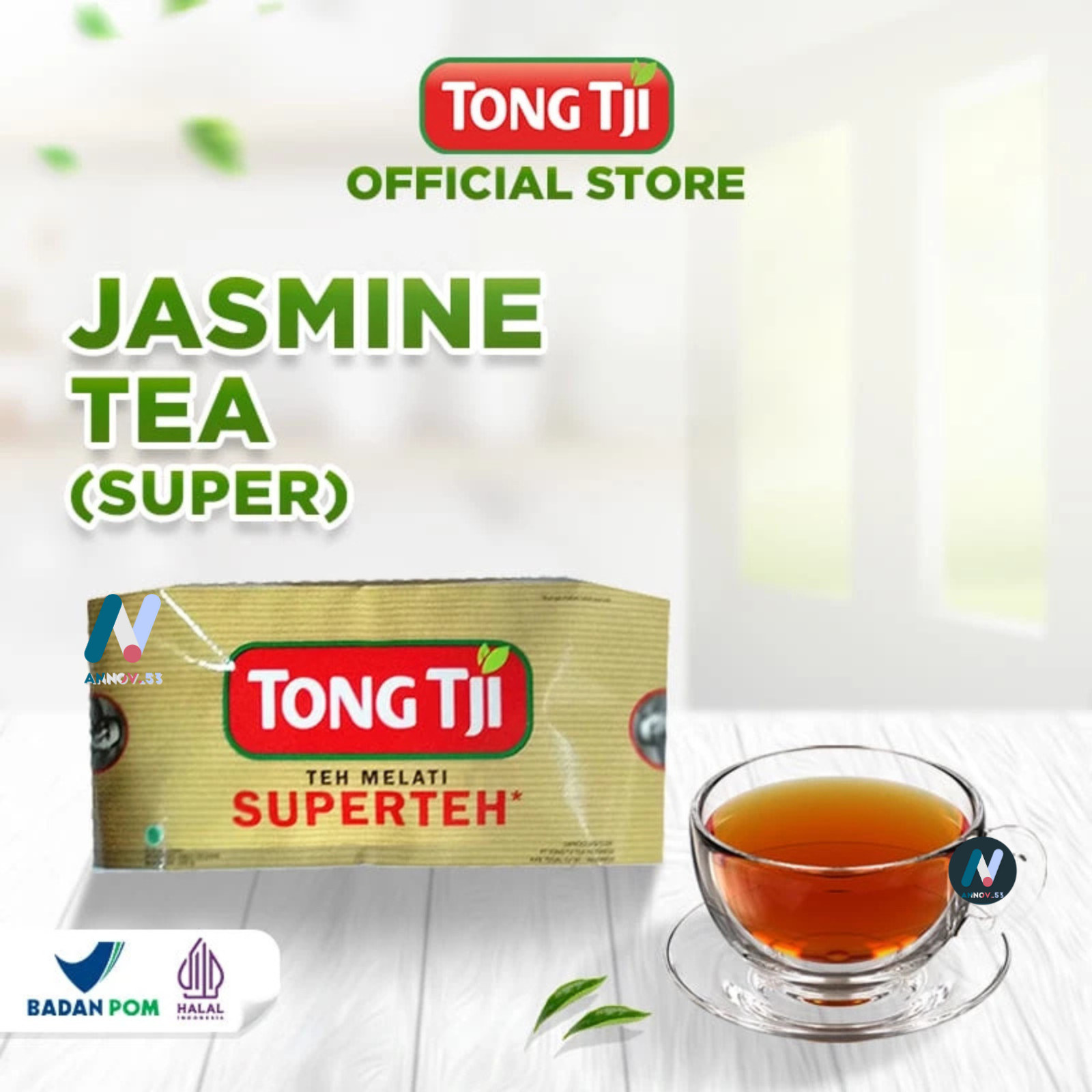 TONG TJI Original Premium Jasmine Tea Indonesian Fragrance Legendary 2X 250g