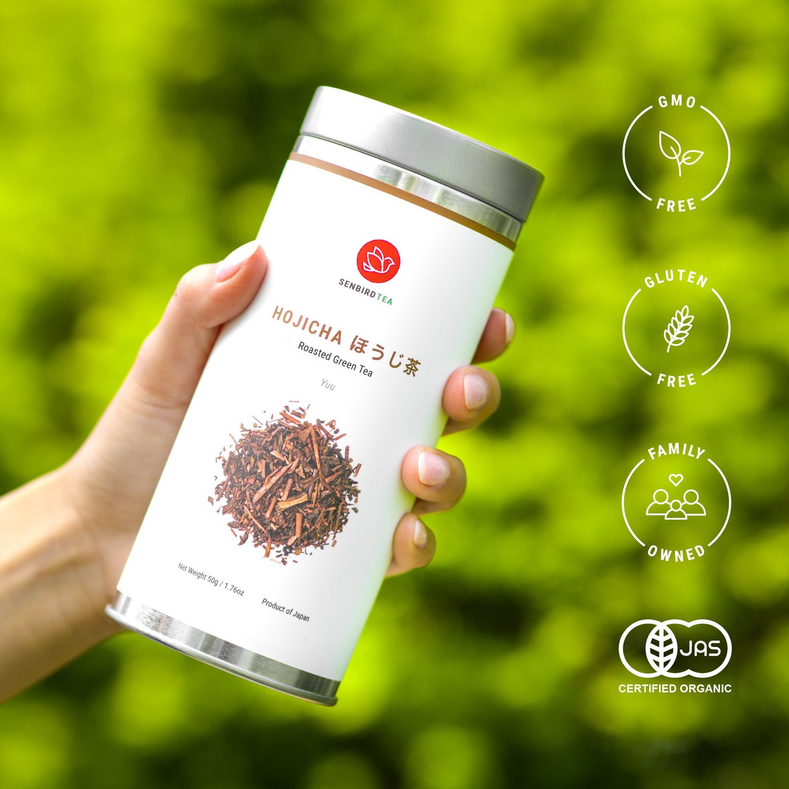 Senbird Premium Hojicha – Japanese Roasted Green Tea – From Shizuoka, Japan -…