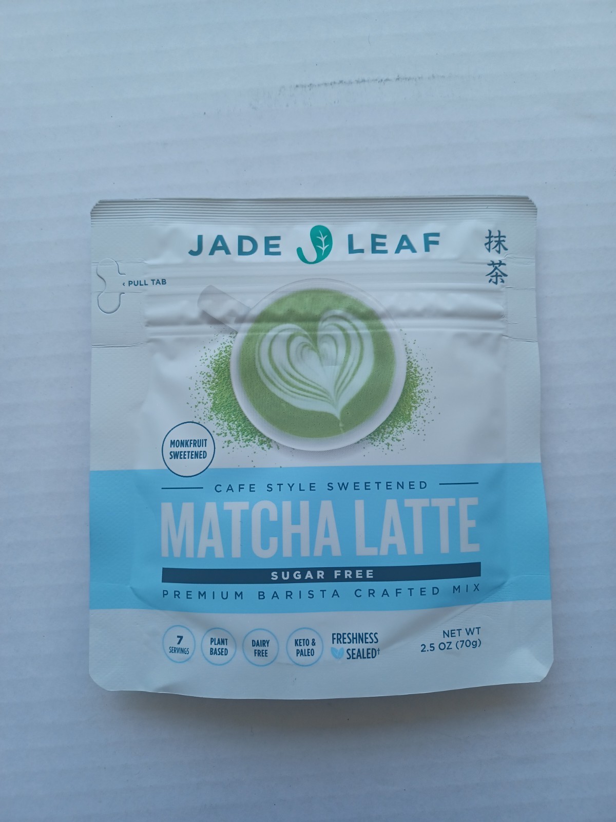 4 x Jade Leaf Sugar Free Café Style Latte Mix Organic Matcha Powered Tea BB 4/27