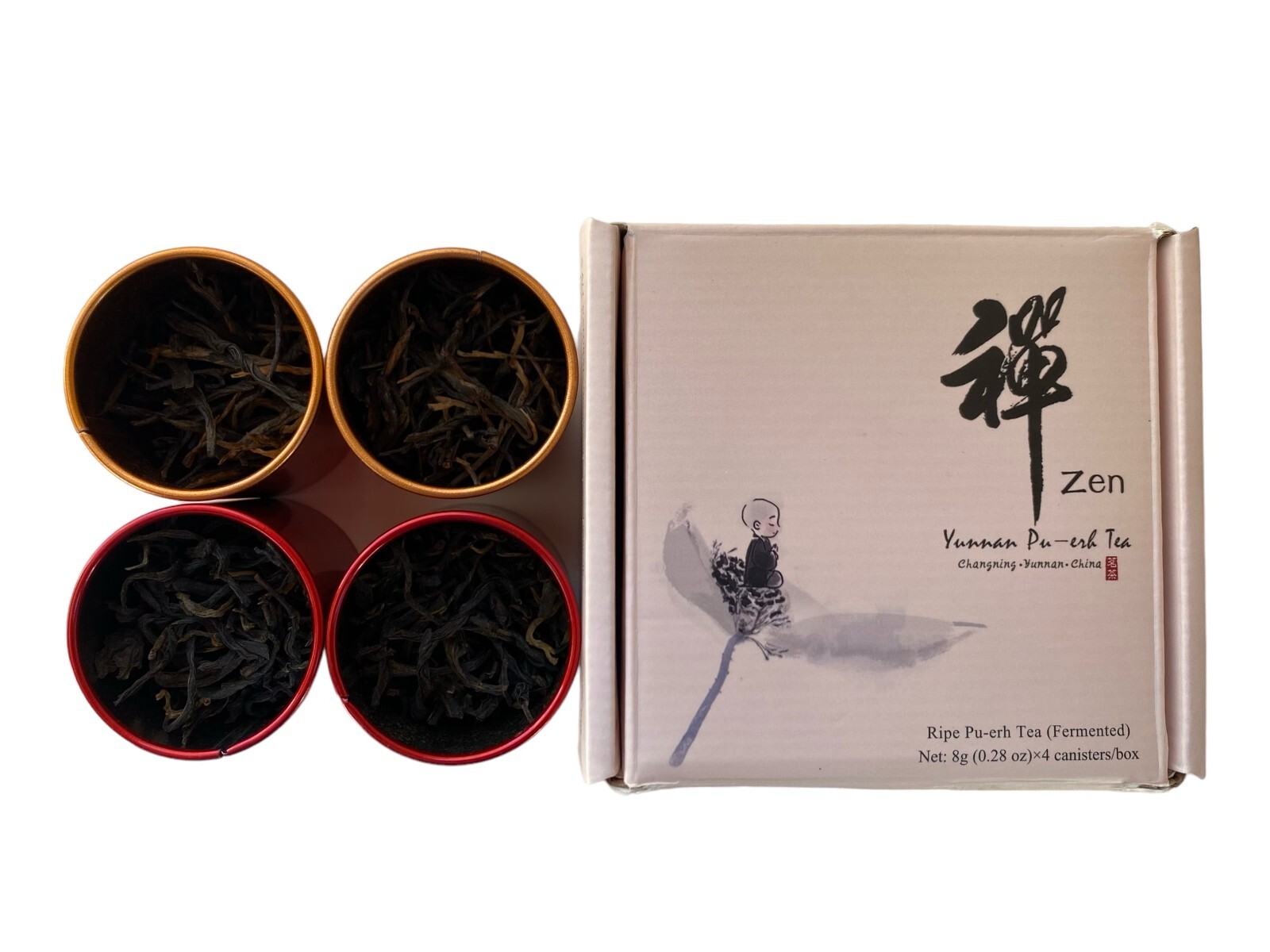 Yunnan Dian Hong Black Tea/Ripe Aged Pu-erh Tea (Fermented) Old Tree Loose Leaf