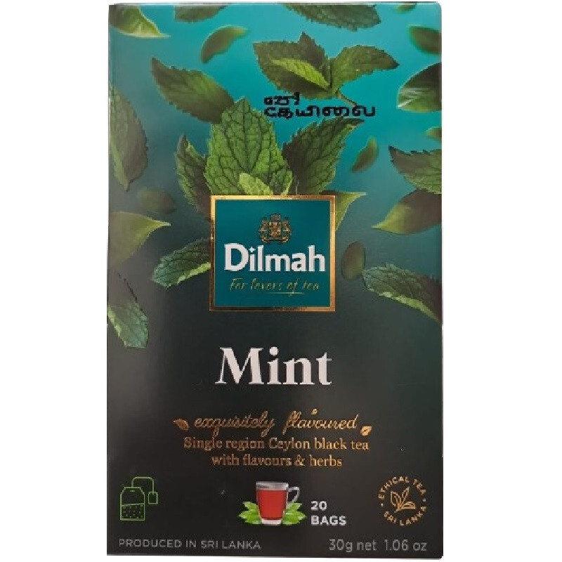 Dilmah Mint Flavoured Ceylon Black Tea ? 20 Tea Bags