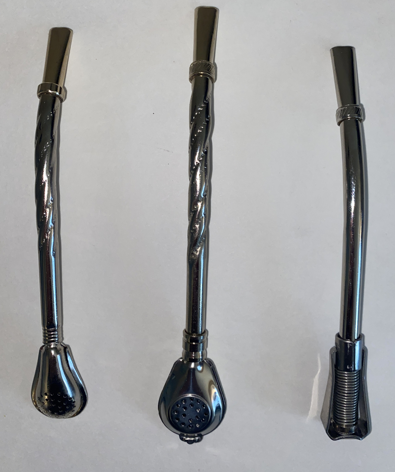 Yerba Mate Bombilla Filtered Straw Stainless Steel w/ Removable Tea Filter