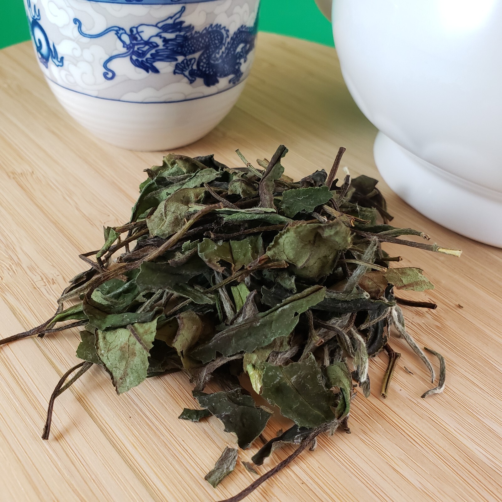 F.G. Bai Mu Dan White Tea – Bulk – 1 lb – Certified Organic – Top Quality