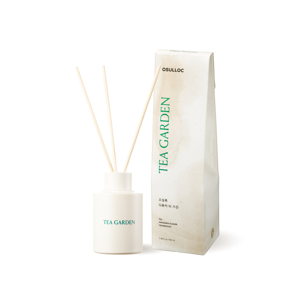 Osulloc Tea Garden Diffuser 100ml Jeju Green Tea Mandarin Flower Cedarwood Scen